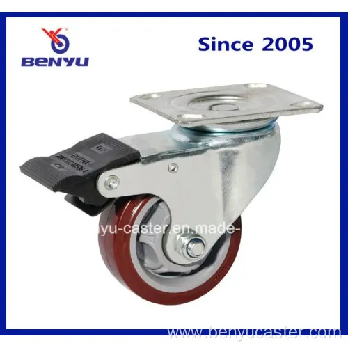 Zinc-Plating Caster Wheel Quietly Running Fixed / Swivel